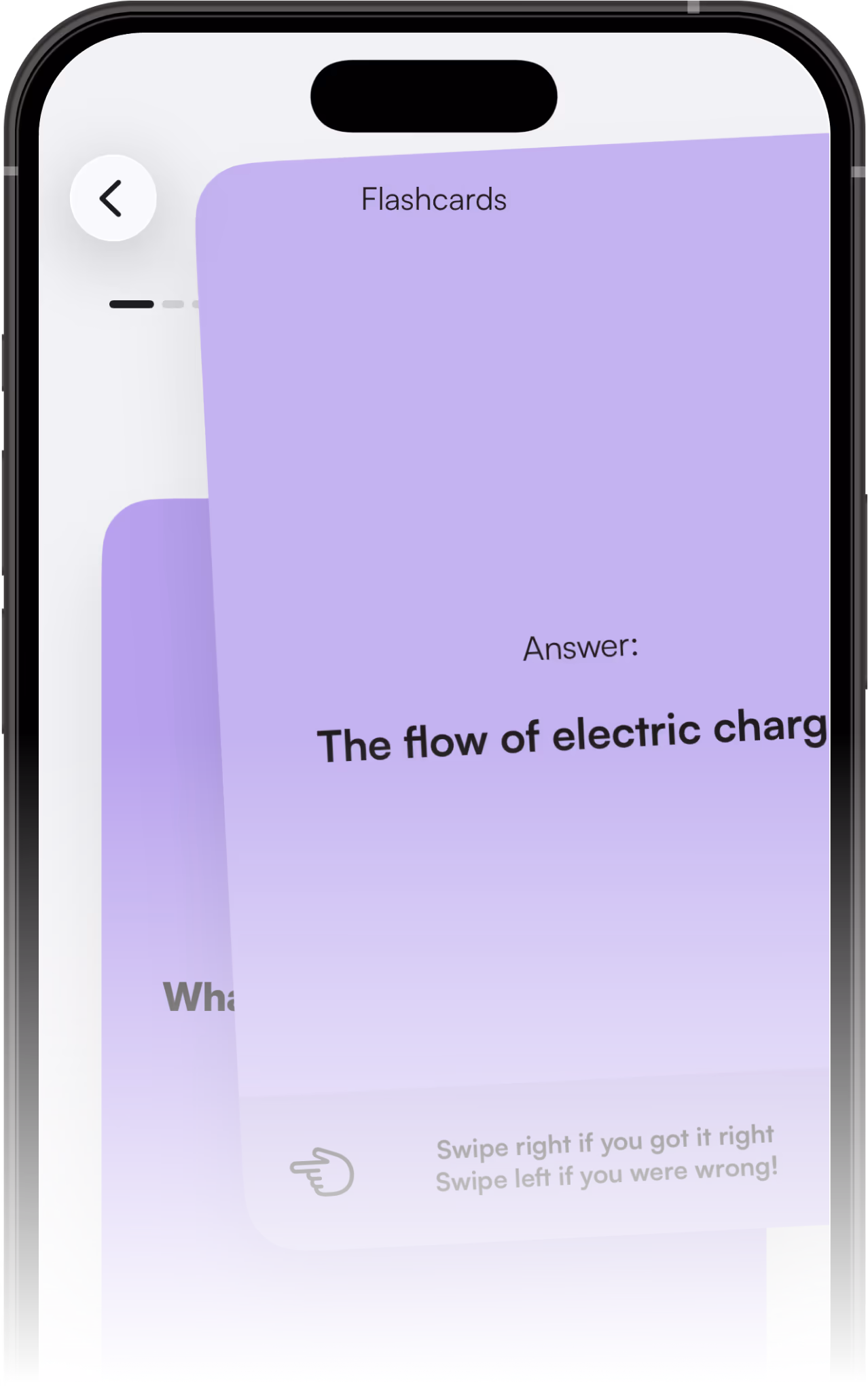 Funcionalidade de testes e flashcards